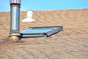 skylight window with chimney