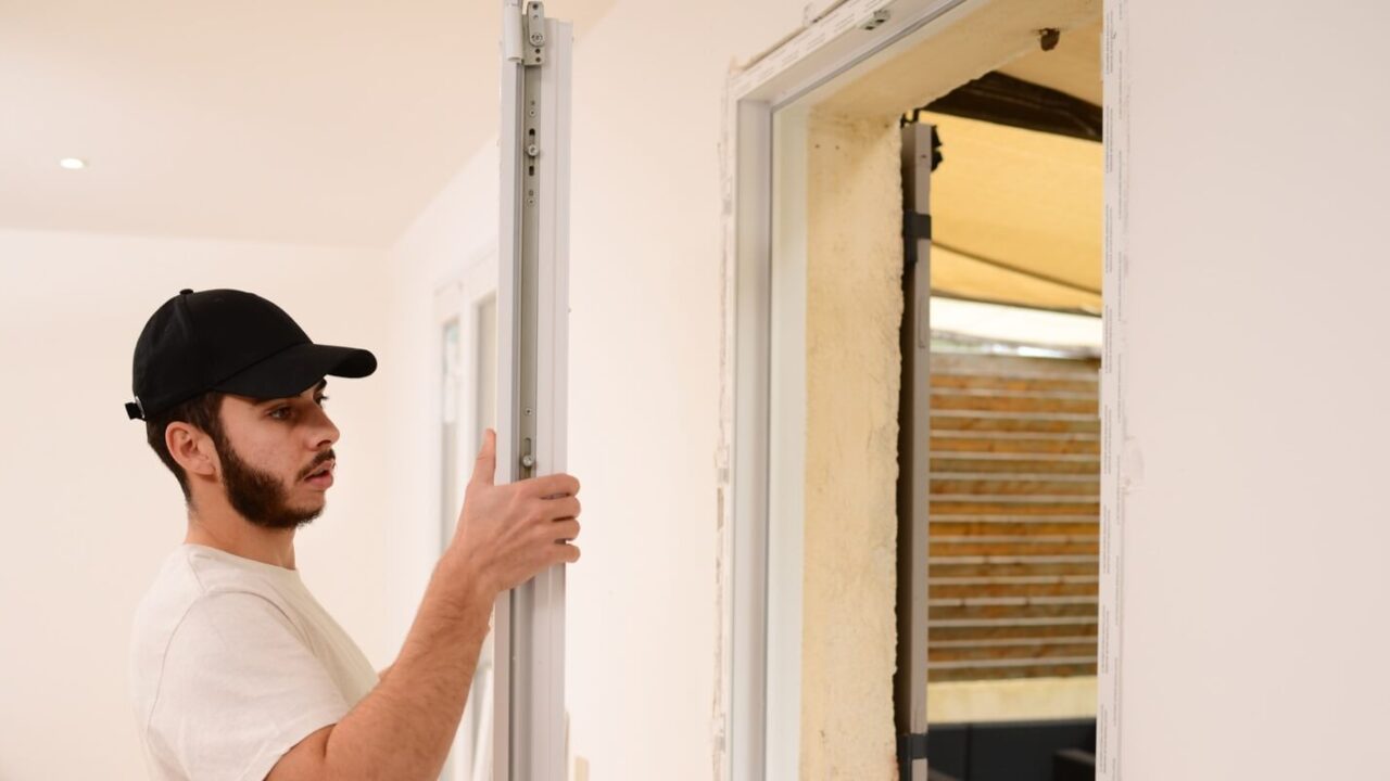 man installing and replacing a new home windows