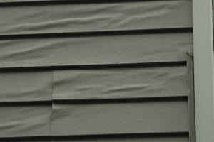 warp siding of home