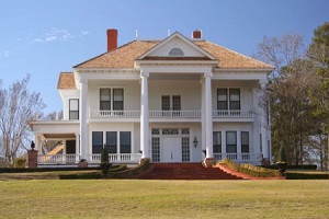 colonial home with new roof